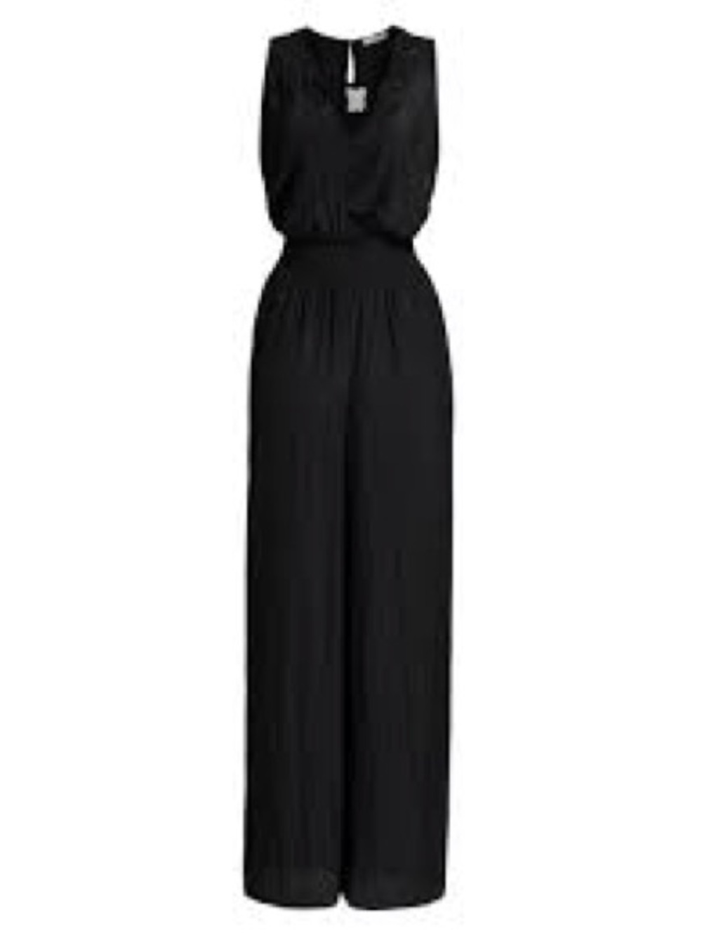 Ramy Brook Black Sleeveless Wide-Leg Jumpsuit